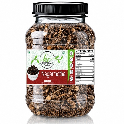 [BRSRAC37BENAMG3X] Nagarmotha Root (Raw) | Nagarmotha | Cyperus Rotundus Rhizome | Cyperus Rotundus Rhizome - Nut Sedge Root - Pure & Natural (150gm)
