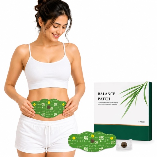 [BRSRYYANAQPGYHT5] Herbal Balance Patch for Belly Button & Waist Support | Japanese Slimming Sticker with Plant Based Formula, Comfortable Adhesive Wear & Easy Wellness Application | 5 Pcs