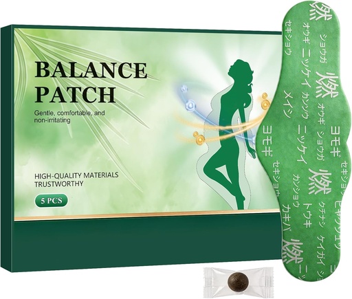 [BRSRYYANOUFQK2TF] Japanese Plant Based Belly Button Patch for Waist Support | Herbal Balance Sticker with Comfortable Adhesive Design, Easy Topical Use & Natural Daily Body Care | 5 Pcs