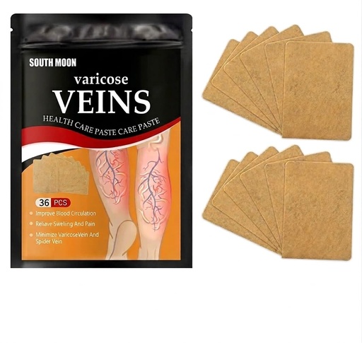 [BRSRYYA7CAMB433H] Veins Relief Leg Patches (36 Pcs) for Men & Women