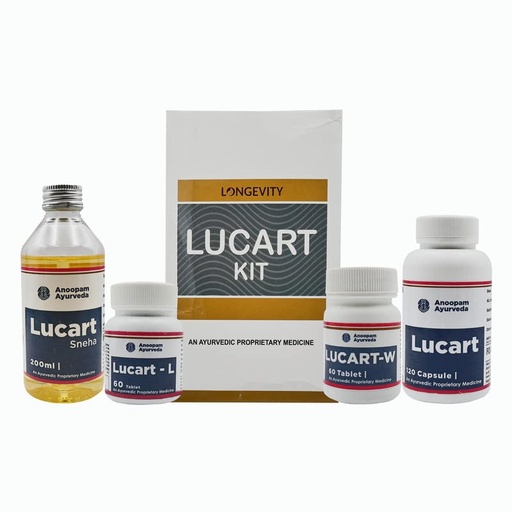 [BRSRMCANCIBQOGQ3] Anoopam Ayurveda | Lucart kit | Increases BMR & Fat Catabolism An Ayurvedic Kit