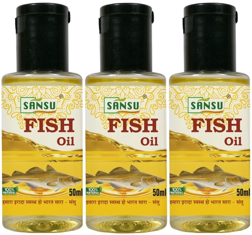 [BRSRGGD7PMPGOYDG] Sansu Fish Oil (50ml) Pack of 3
