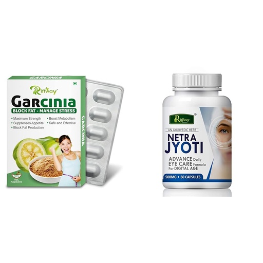[BRSRYYACOEOR43LX] Garcinia Tablet | Burns Fat Without Diet & Exercise For Teenager (100% Ayurvedic) | Netra Jyoti Health Pills | Eye Capsule Improves Eye Health (Pack Of 1, 60 capsule)