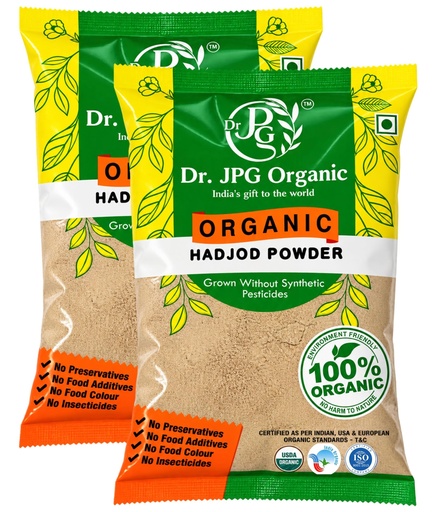 [BRSW2GIKOQCWY2Q2] Dr. JPG Organic Hadjod Powder For Joint & Bone -200g / veld Grape/INDIA ORGANIC Certified.