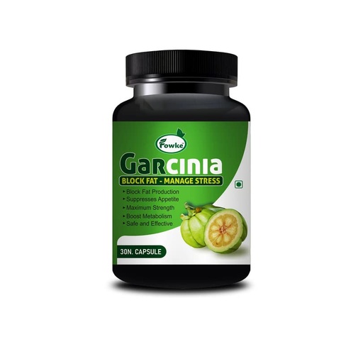 [BRSROYIBCQCA43LA] Garcinia Capsule | With Green Tea Extracts | Natural Weight Management Partner | Reduce Food Cravings Weight Loss Capsules Loose Extra-Weight Naturally Without Exercise (No Side Effect)
