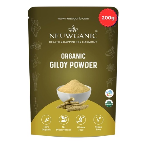 [BRSROFALB4BAI33G] Giloy Powder (Stem) 200g | Use for Reducing Inflammation, Detoxifying Body, Improving Liver Function, Regulates Blood Sugar