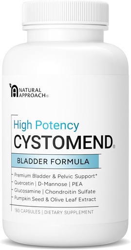 [BRSW2ZI2OEDRACAZ] Bladder & Pelvic Discomfort Formula (High Potency) - Supports Less Flares & Urgency* - Premium Bladder Support for Women & Men - USA Manufactured & Third-Party Tested - 180 Capsules