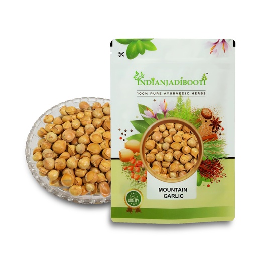 [BRSREBI3B4CW2YDP] IndianJadiBooti Kashmiri Lehsun (250 grams pack) | Fresh & Natural, Premium Single Clove Snow Mountain Garlic | Allium Sativum for Cardiovascular Support, Immune Resilience & Culinary Warmth