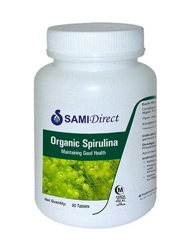 [BRSRA2YHCV6QECLX] Sami Direct Organic Spirulina With BioPerine* Maintaining Good Health (90 Tabs)