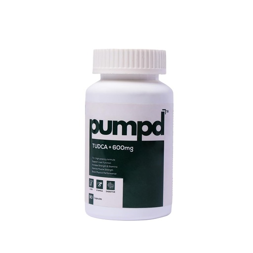 [BRSRGBD2BZYQMYLJ] Pumpd TUDCA 600mg | For Men & Women | Improves Digestion & Liver Detoxification | Supports Liver & Gut Health | Softgel Capsules
