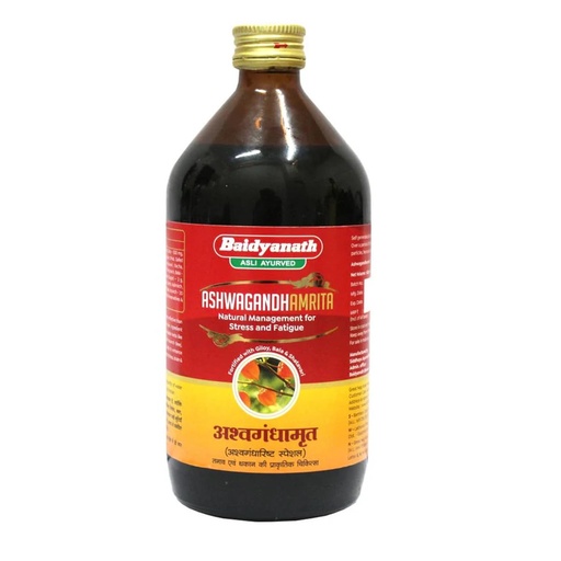 [BRSROFQ3BUOQMALL] Baidyanath Asli Ayurved Ashwagandhaamrita - 450 ml