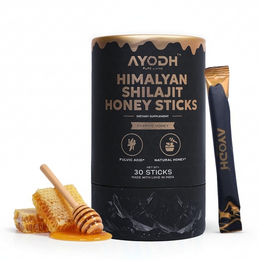 [BRSREAL6CENW2A3Z] Honey sticks, She lajit Sticks for Women/Men, Shilajit Honeysticks 30 Count, Pure Himalayan Classic Shilajit Supplement Made W Fulvic Acid & Natural, Supports Strength