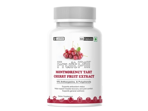 [BRSRGGQZOYHQO3IZ] (LeeWell) Montmorency Tart Cherry Fruit Extract, 500mg,10% Anthocyanins and Polyphenols, 60 Capsules