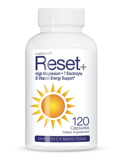 [BRSWYCAQCQFGCCAV] Reset+, 7 Energy Electrolytes, High Methyl B12, Methyl Folate, Pink Salt, High Magnesium, Super B Complex, Green Tea & Green Coffee Extracts, Biotin, Zinc, 72 Trace Minerals