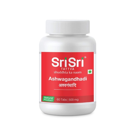 [BRSWYZYEAUNGOYLH] Sri Sri TATTVA shuddhta ka naam Ashwagandhadi Tablet - Vata Rogas, 60 Tabs