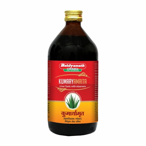 [BRSROFARB4PWEHT2] Baidyanath Asli Ayurved Kumaryamrita Liver Tonic With Aloevera - 450 Ml