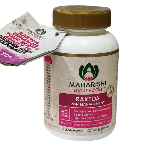 [BRSWYBDYDICGC3LX] Maharishi Ayurveda Raktda 60 Tablet Pack of 1