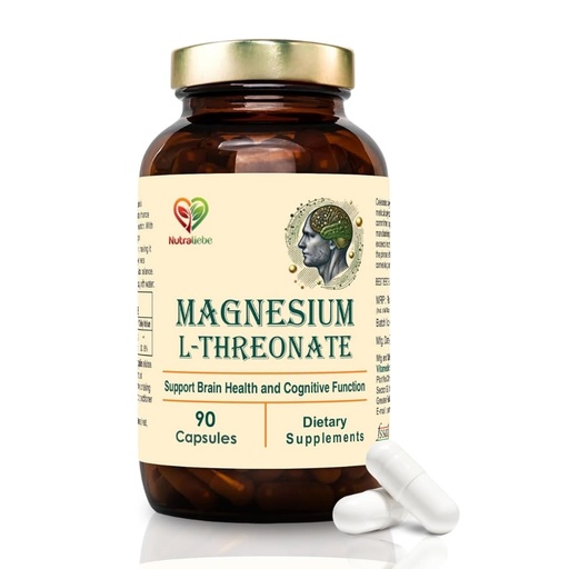 [BRSRAGQ5OV5RMYDU] Magnesium L-Threonate, 90 Capsules, Brain Health, Cognitive Support, Promotes Relaxation & Focus, High Absorption Formula