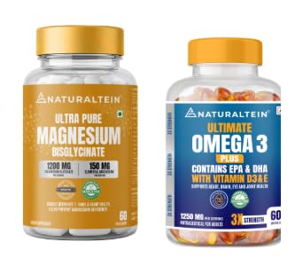 [BRSRYFICC4FBUDLL] Naturaltein Magnesium & Omega-3 Wellness Duo | Muscle & Heart Support