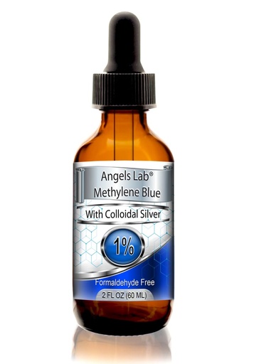 [BRSROZ3QBV6BAC3K] New Methylene Blue 1% Wtih Colloidal Silver Angels Lab |USP-Grade Methylthioninium Chloride Liquid | High Purity Dietary Supplement for Brain Function & Cognitive Health |2oz Glass Dropper Bottle…
