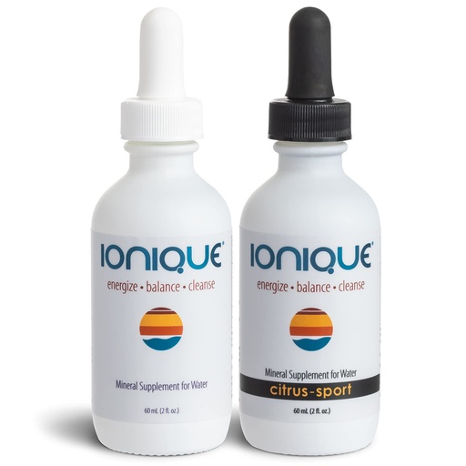 [BRSW2ZAQC4NRE3Q6] Mineral Supplement for Water - Make Ultra-Premium Mineral Water - Magnesium, Trace Mineral & Electrolyte Hydration System, Mineralize Filtered and RO Water, Two 2 oz Bottles of Liquid Drops