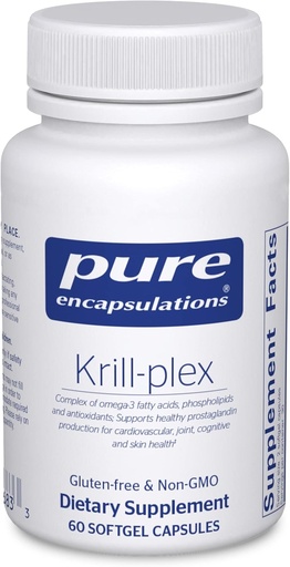 [BRSWI237ON5BUYDY] Pure Encapsulations Krill-Plex | Supports Menstrual Comfort, Heart Health, Joint Support, Cognitive Function and Skin Health | 60 Softgel Capsules