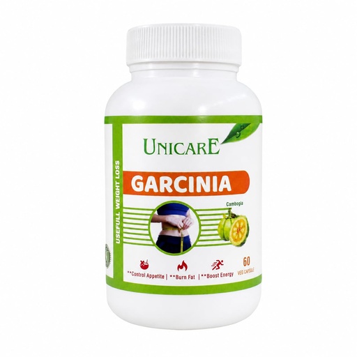 [BRSRYYAEC4DRGCLL] UNICARE Garcinia Cambogia | Ayurvedic Weight Loss Capsules for Fat Burn & Metabolism Support | 60 Capsules | Herbal Appetite Control & Weight Management Formula
