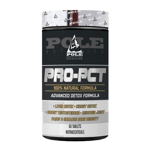 [BRSRMCQBAAIAKH3X] Pole Nutrition PRO-PCT 100% Natural Advance Detox Formula 60 Tablets