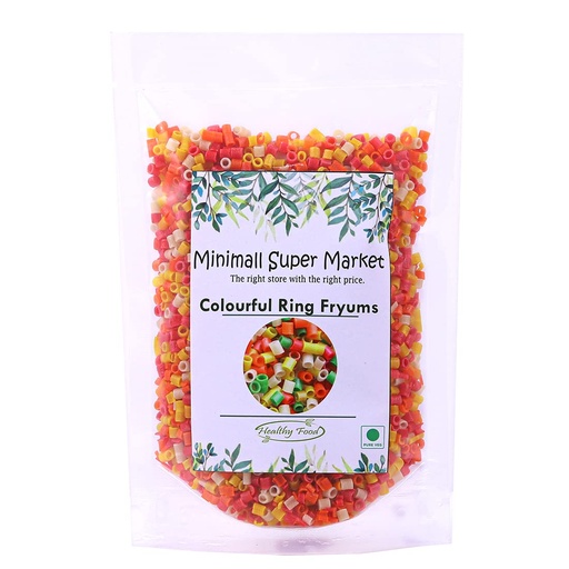 [BRSRMBL6ABYAGCDF] MiniMall Super Market Ready to Fry Papad Snacks/Small Colourful Fingers Fryums - 400 gms
