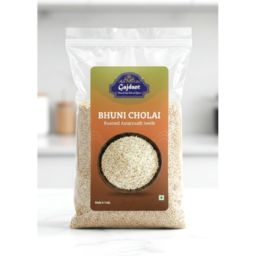 [BRSRYZIHBEMQYALL] Gajdant Bhuni Cholai | Roasted Amaranth Seed for Fasting | Healthy Ramdana for Vrat and Upvas - 500g