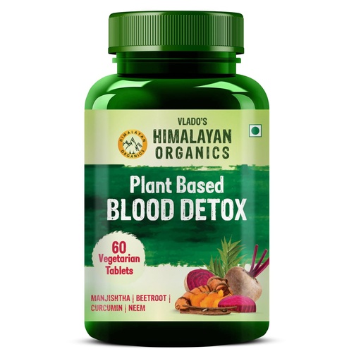 [BRSRMAA7BECBEC3X] Vlado's Himalayan Organics Blood Detox | Beetroot Curcumin Manjistha Extracts | Pimple & Acne Control | Natural Purifier & Cleanser – 60 Tablets