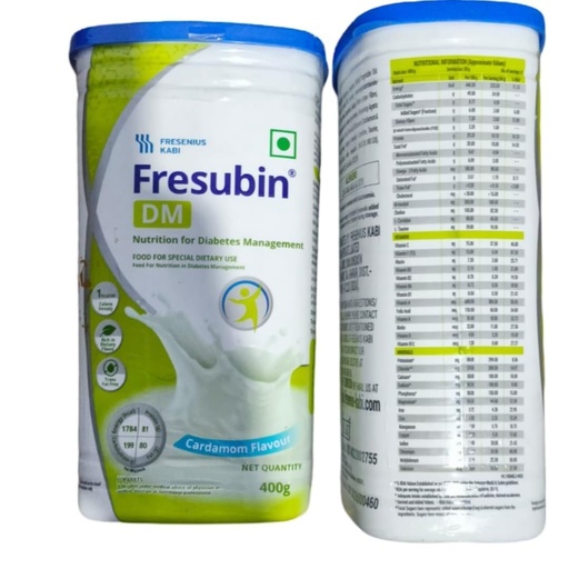 [BRSRGBINOQJRGGTJ] Fressu-ben-DM Meal Replacement Powder for Diabetics, Cardamom Flavour, Nutritionally Balanced, 400 gm, Pack of 1