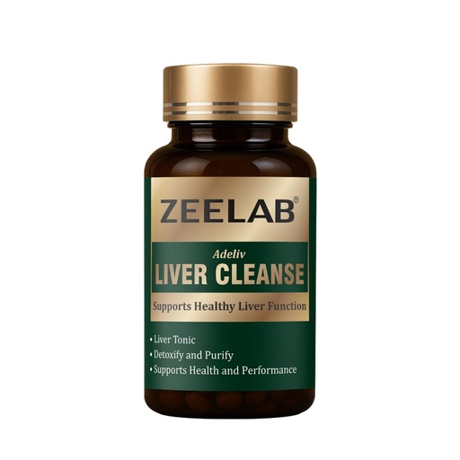 [BRSRMBABB4BGOEQ4] Zeelab Adeliv Liver Cleanse Capsules | Ayurvedic Medicine for Liver Detox and Cleansing (100 Capsules)