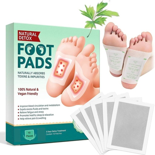 [BRSRGHQZOEGRGC32] Herbal And Gentle Ingredient Ginger Detox Foot Patches – for Pain Relief & Relaxation, South Moon Style Footpad for Women & Men, Slim Detox Foot Patch for Overnight Use (Pack Of Pads - (30)