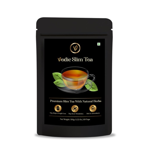 [BRSRYEAKBYHQ2DLK] Baton Vedic Slimming Green Tea 100g | 18 Herbal Blend for Weight Management, Gut Health & Body Cleanse | Natural Detox Infusion | No Added Sugar | Daily Wellness Drink for Men & Women Pack of 1