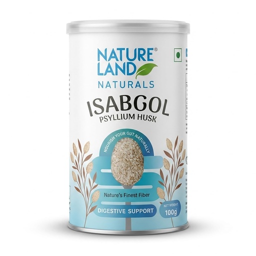 [BRSRGA32BYPRQ3TF] Natureland Naturals Psyllium Husk (Isabgol) 100 Gram