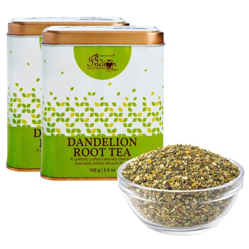 [BRSWYZQOOYPAOETZ] The Indian Chai – Dandelion Root Tea 200g for Detox, Cleansing Liver, Supports Kidney Function and Digestive Health, Powerhouse of Antioxidants