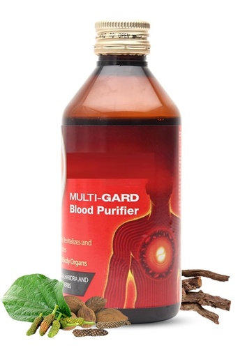 [BRSREZY6AR5B623X] Multi-Gard Blood Purifier Syrup for Healthy Skin, Cleansing and Revitalizing Formula, 200ml