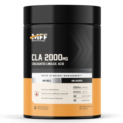 [BRSW2HY5DIIWMETB] MyFitFuel CLA 2000mg, (90 Softgels), Supplement For Men & Women