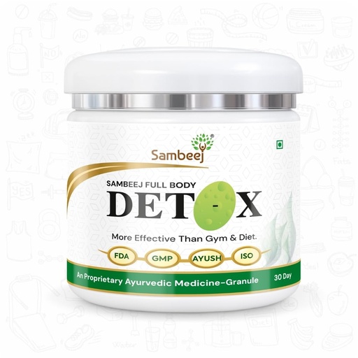 [BRSRYYAECMNBE33O] Full Body Detox & Natural Digestive Enzymes l Ayurvedic Panchakarma Daily Detox at Home - 150 gm Granules