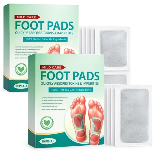 [BRSRGFAFOFYBUFL6] Foot Pads, 100% Natural & Organic, Absorbs Toxins & Impurities, Enhances Sleep Quality (2)