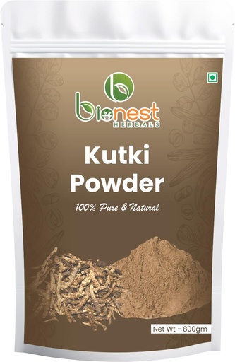 [BRSRAGAQA55BYCT2] Kutki Powder - 100 gm | Picrorhiza Kurroa | Katuki | Kutaki | Liver Detox & Blood Sugar Support | Ayurvedic Herb