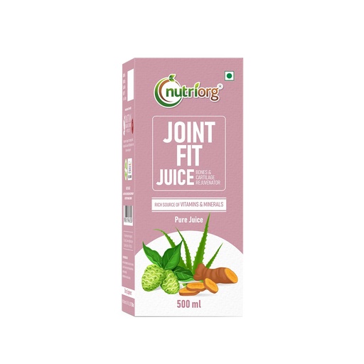 [BRSWKGATAEAWM3LK] Nutriorg Joint Fit Juice 500ml | Natural Joint Pain Relief with 16 Ayurvedic Herbs | Reduces Swelling, Improves Flexibility & Muscle Strength | For Men & Women