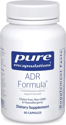 [BRSWIYY2O4OAK33G] Pure Encapsulations ADR Fórmula tención Suplemento para Immune and Adrenal Gland Function Support* Silencio 60 Capsules