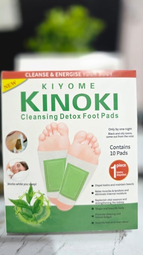 [BRSRGHQRBAFWGYI3] JENY Kinoki Detox Foot Pads – 10 Pads | Natural Cleansing Patches for Body Toxins, Stress Relief & Better Sleep | Herbal Foot Patch with Bamboo Vinegar, Ginger | Pain Relief, Relaxation & Energy Boost