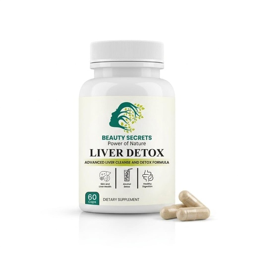 [BRSRYYANA4AQO3TL] Beauty Secrets Liver Detox Capsules | Milk Thistle, NAC, Dandelion & Kutki | Supports Liver Health, Fatty Liver & Digestion | Clinical Dose, No Fillers | 60 veg Capsules