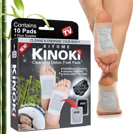 [BRSRGZYZA5YBYCDV] KLIFFOO Detox Foot patches for Cleansing Remove Toxins, 50 Pads Charcoal Deep Cleansing Detoxify Blood Circulation Foot Pad,Stress & Pain Relief Sleep Patch for Men & Women,Weight loss & Detoxification (Charcoal 50 Pads)