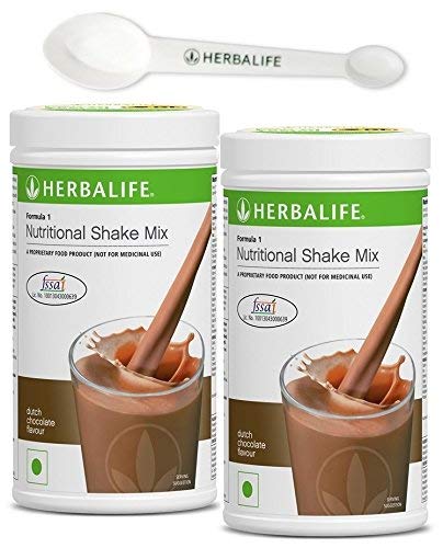[BRSWG2TYBMDRQCT4] Herbalife Formula1 Shake Dutch Chocolate, 500G Pack of 2