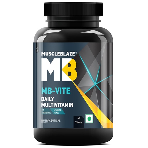 [BRSWIGINAUNQCHTU] MuscleBlaze MB-Vite Daily Multivitamin, 60 Tablets