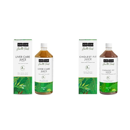 [BRSRYEIPC4FAGG3K] Kapiva Liver Care Juice (1L) | Anti-oxidant Rich Supplement With 5 Ayurvedic Herbs | Supports Fatty Liver Management & Detox & Cholest Fit Juice | Modern Ayurvedic Cholesterol Care | 1000 ML X 1 Month